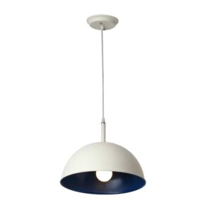 LEARC Designer Lighting 12 inch white blue Metal Pendent Single HL3806