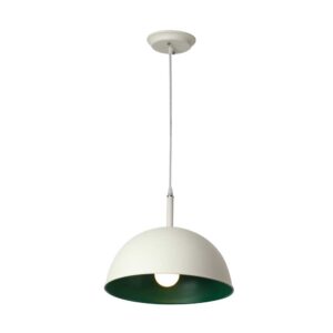 LEARC Designer Lighting 12 inch white green Metal Pendent Single HL3808