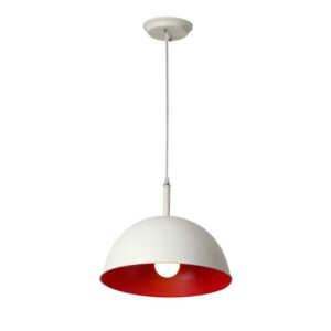 LEARC Designer Lighting 12 inch white pink Metal Pendent Single HL3811