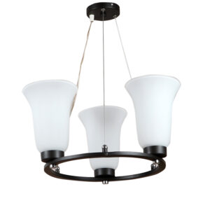 LEARC Designer Lighting Wrought Iron Rustic Finish Pendant HL4054-3