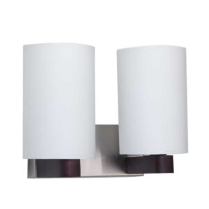 LEARC Designer Lighting Contemporary Glass Metal Wood Wall Light WL1484