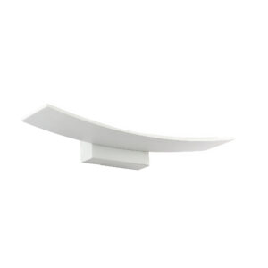 LEARC Led Lighting aluminium die cast powder coated white finish arc shaped 18 watt LED Wall Light WL2485