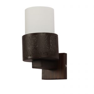 LEARC Designer Lighting Contemporary Glass Metal Wood Wall Light WL2609