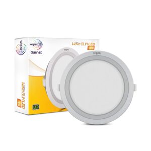 Wipro Garnet Wave Slim 10 watt Round Panel Light 3000K WP1009