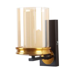 LEARC Designer Lighting Wrought Iron Rustic Finish Wall Light WL2705