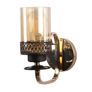 LEARC Designer Lighting Wrought Iron Rustic Finish Wall Light WL2707