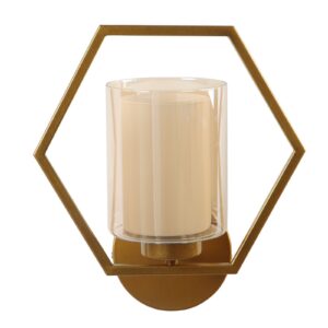 LEARC Designer Lighting Antique Brass Finish Wall Light WL2735