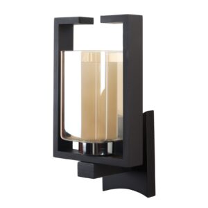 LEARC Designer Lighting Contemporary Glass Metal Wood Wall Light WL2738