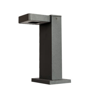 SUPERSCAPE Outdoor Lighting  aluminium die cast 11 inch 12 watt LED bollard grey with top branded LED and high quality LED driver K1097