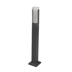 SUPERSCAPE Outdoor Lighting  aluminium die cast 24 inch 12 watt LED bollard grey with top branded LED and high quality LED driver K1123-S