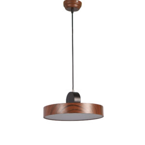 LEARC LED Lighting 36 watt 12 inch round  wooden finish warm white yellow HL7021