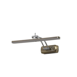 LEARC LED Lighting 10 watt aluminium die cast antique gold  finish 12 inch picture light with yellow light ML463-S