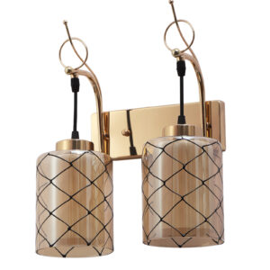 LEARC Designer Lighting Golden Finish Wall Light WL2990