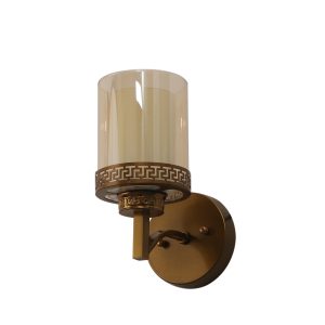 LEARC Designer Lighting ANTIQUE BRASS FINISH WALL LIGHT WL3023
