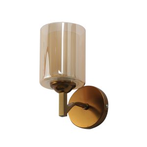 LEARC Designer Lighting ANTIQUE BRASS FINISH WALL LIGHT WL3025