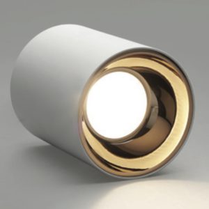 LEARC  Aluminium white finish rose gold reflector 18 Watt colour changing 3 in 1 LED Ceiling Surface cylinder TR1799-3C