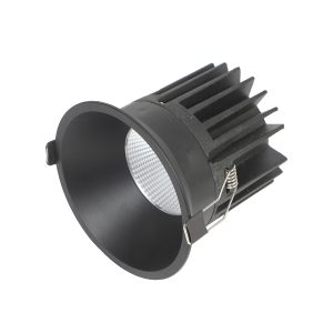 LEARC aluminium black 24 watt LED down light with Bridgelux COB and philips LED driver TR1814