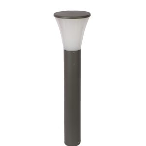 SUPERSCAPE aluminium die cast 30 inch bollard grey for E27 LED lamp with high quality acrylic K1137-L