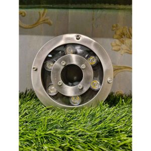 Superscape 24 volt 6 watt IP68 SS304 steel under water fountain light 3K without supply unit GS1267-3K