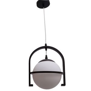 LEARC Designer Lighting Wood Glass Pendant HL8007-1