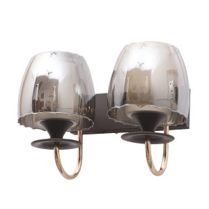 LEARC Designer Lighting  WROUGHT IRON RUSTIC FINISH WALL LIGHT WL3206