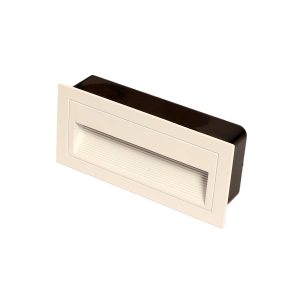 SUPERSCAPE aluminium 7 watt IP65 LED foot light concealed white finish with high quality LED and Driver 3K FLC113