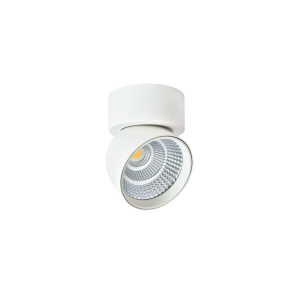LEARC aluminium white finish 7 watt all angle adjustible surface spot light PR6317