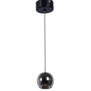 LEARC aluminium premium electroplated glossy jet black finish 5 watt LED hanging light MEM159