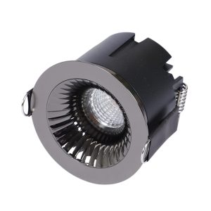 LEARC Premium jet black finish  8 watt colour changing 3 IN 1 LED downlight with high quality LED and Driver MEM383-3C