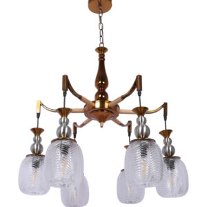 LEARC Designer Lighting  ANTIQUE BRASS FINISH CHANDELIER CH532