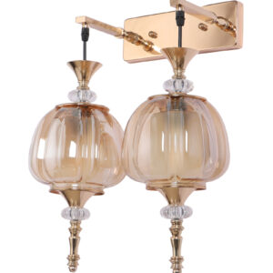 LEARC Designer Lighting Golden Finish Wall Light WL3454