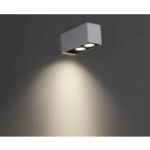 SUPERSCAPE architect choice grey finish Exterior Wall Light LED  2 X 3 watt with top quality LED and driver 3K X2070