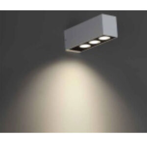 SUPERSCAPE architect choice grey finish Exterior Wall Light LED  3 X 3 watt with top quality LED and driver 3K X2071