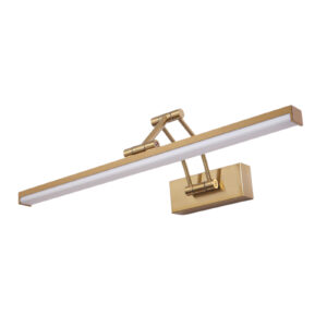 LEARC 12 watt 20 inch gold finish colour changing 3 in 1 adjustible long arm LED picture light ZH3185